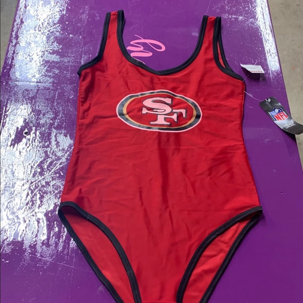 SF 49ers bodysuit/swimsuit